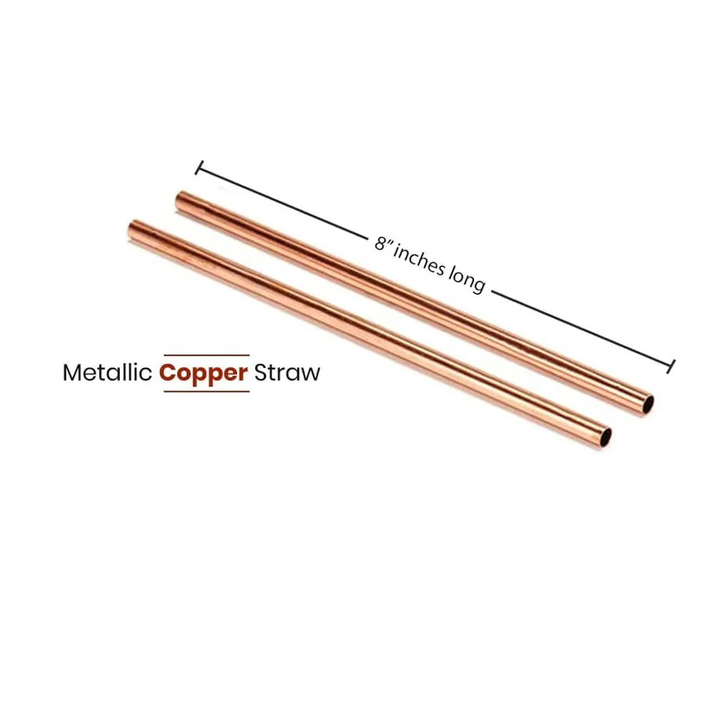 Copper Drinking Straws  Reusable & Environment Friendly Straws