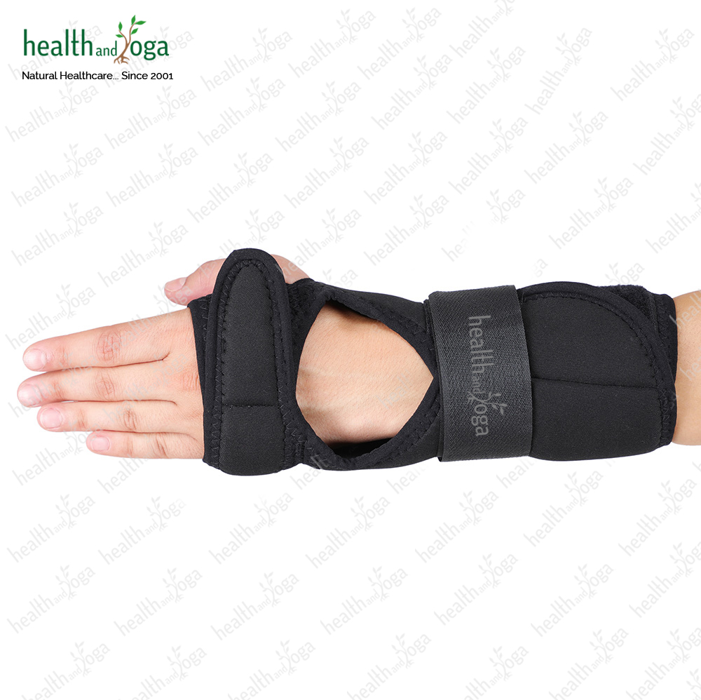 Wrist Brace Support – Comfortable Fabric, Adjustable design with Metal splint  support